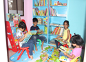Kids having fun in playgroup