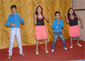 Kids in playgroup dancing