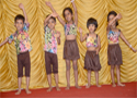 Children's performing in day care center program